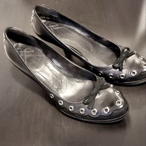 NINE WEST Black Low 1.5" Heel US 7.5 M